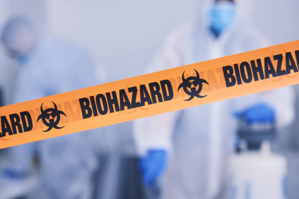 Professional Blood Cleanup technician working in San Bernardino, CA